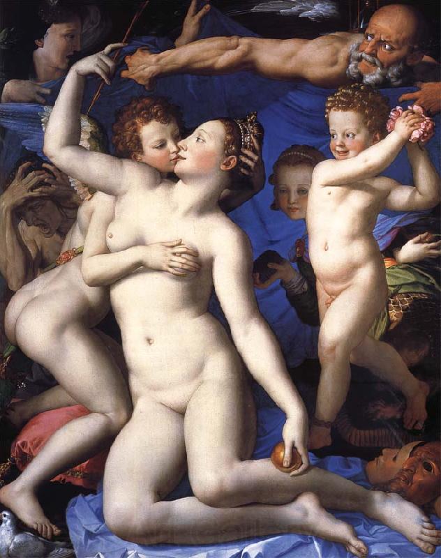 Agnolo Bronzino An Allegory with Venus and Cupid Germany oil painting art